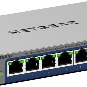 NETGEAR 8 Port Gigabit Ethernet Switch Gray Home Office-0