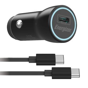 Energizer 20W Car Charger Fast Charging Type-C Cable-0