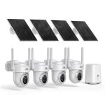 Musthome Solar Outdoor Security Cameras 4K 360 View-0