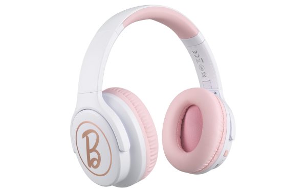 eKids Barbie Bluetooth Headphones for Kids Wireless Volume-0