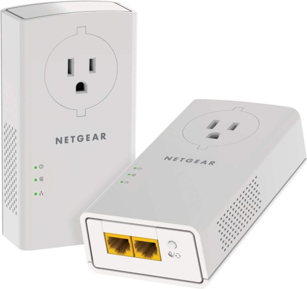 NETGEAR Powerline 2000 Extra Outlet White Home Networking-0