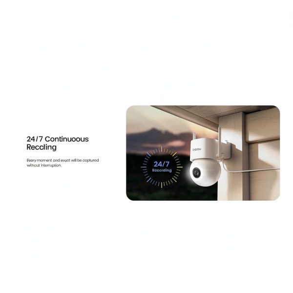 AOSU Outdoor AI Security Camera 360 Coverage Dual Night-4