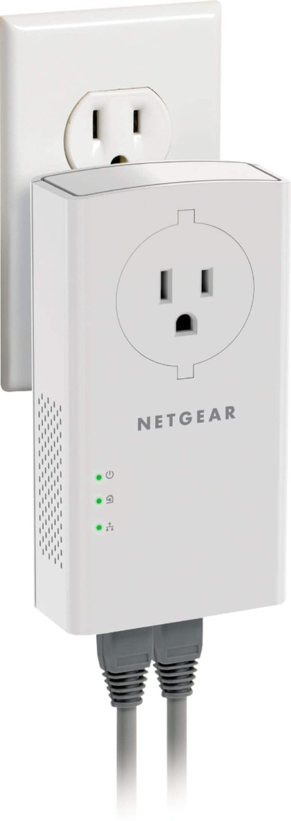 NETGEAR Powerline 2000 Extra Outlet White Home Networking-1
