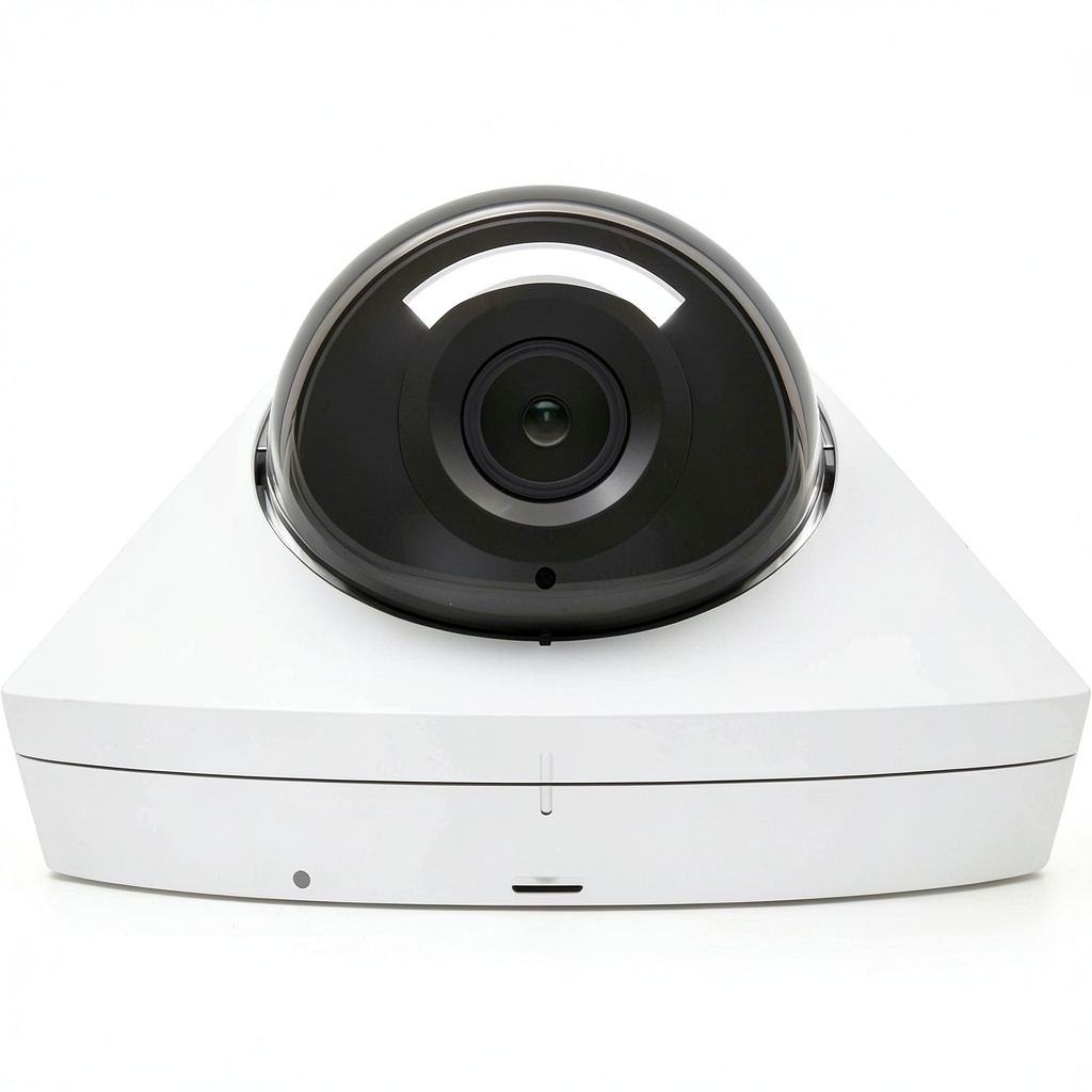 Ubiquiti G5 Dome camera mounted on an exterior wall