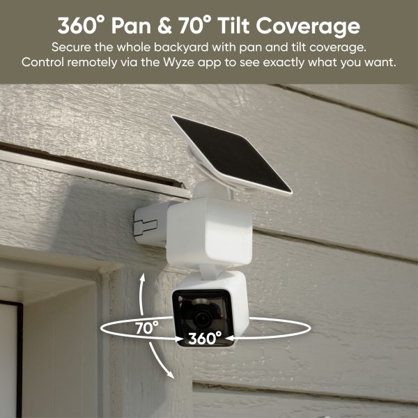 Wyze Solar Cam Pan Outdoor Security Camera AI Tracking-3
