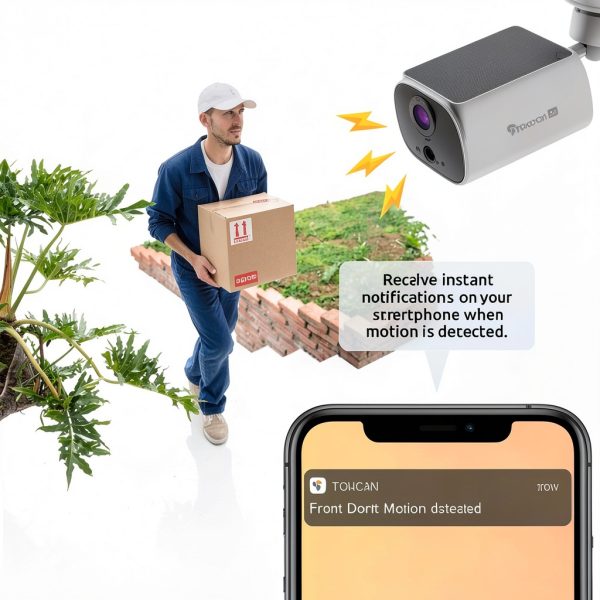 Toucan Solar Wireless Security Camera 2K HD Outdoor-5