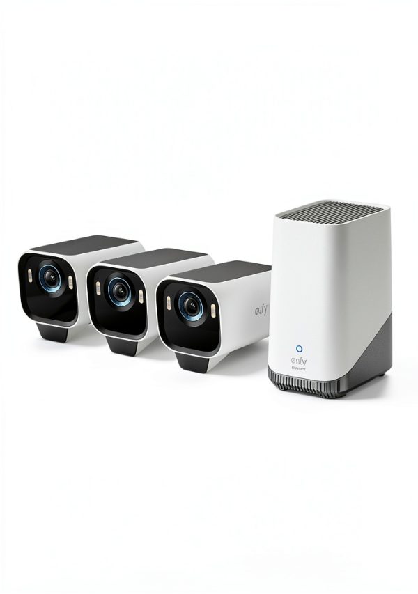 eufyCam S3 Pro 4K Solar Wireless Outdoor Security Camera Kit-0