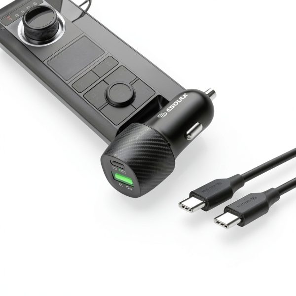 Esoulk 48W Dual Port Car Charger Fast Charging Compact-2