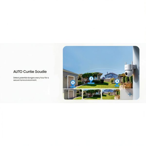 AOSU Outdoor AI Security Camera 360 Coverage Dual Night-6