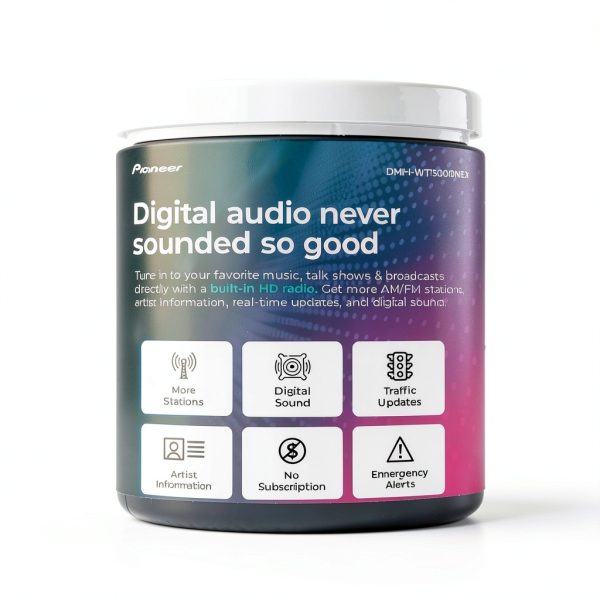 Pioneer CarPlay Android Auto HD Radio Bluetooth Alexa-6