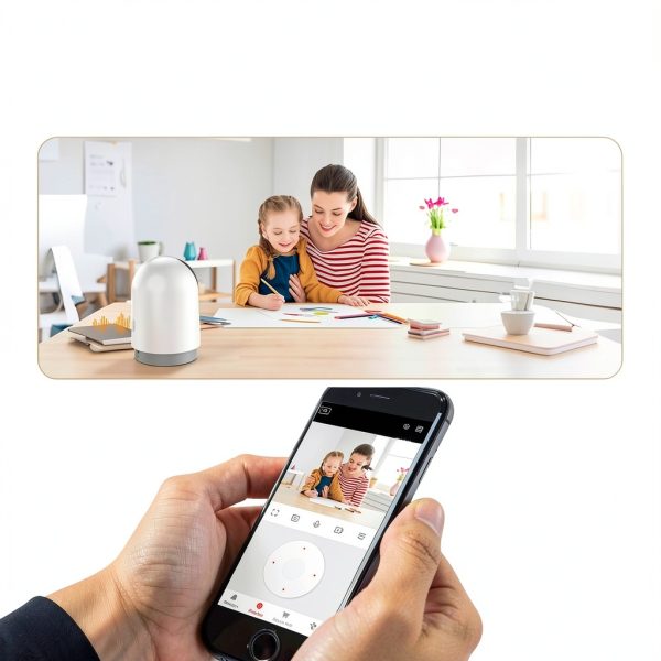 hoco D1 Indoor HD Camera Motion Tracking Two Way Audio-8